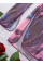 Принтована сукня з сіточки (Фіолетовий)